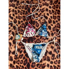 Ed Hardy Y2K "Love Kills" Bikini Set