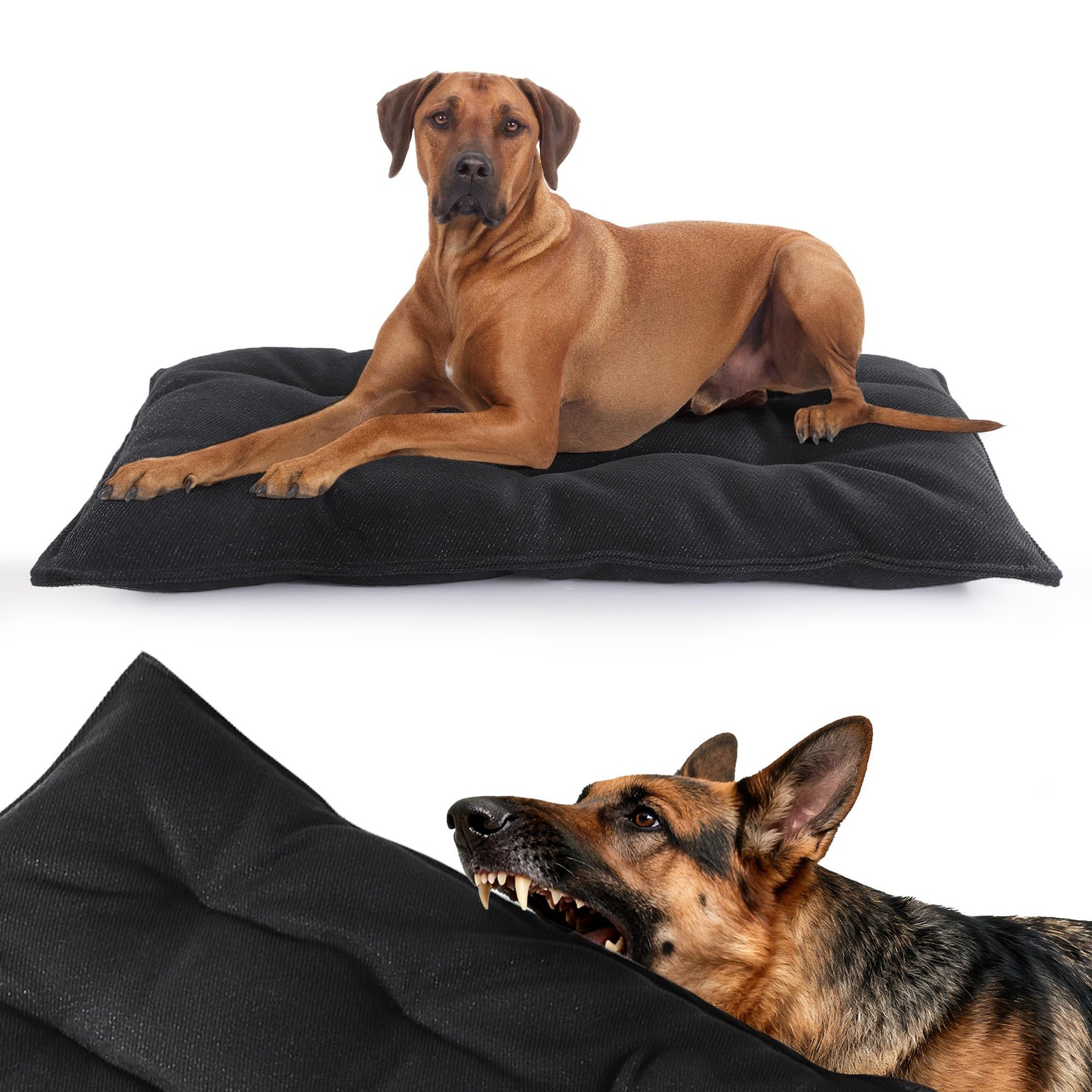 MABOZOO Chew Proof Indestructible Dog Beds for Aggressive Chewers,Durable Dog...