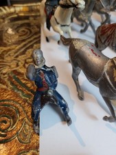 Figurine Monobloc LR Louis Roussy - Jockey Et Cheval De Course - Échelle 1/32 - Occasion