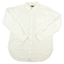 Engineered Garments Shirt Mens LARGE White Bu...
