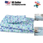 Coastal Print Microfiber Sheet Set, Soft, Comfy, 12" Deep Pockets, Queen, Cle...