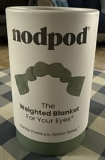 NODPOD - Weighted Blanket For Your Eyes Sleep Mask Sage Green NEW NEVER USED