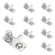 10Pcs Battery Spring Contact 20.4 x 9mm Negative Positive Bipolar One Way