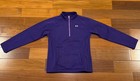 Under Armour Girls Youth Medium 1/4” zip Coldgear Pullover Purple EUC — photo 1