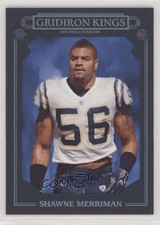 2007 Donruss Threads Pro Gridiron Kings Blue Framed 7/50 Shawne Merriman 0q3