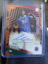 2024-25 Topps Uefa Club Competitions Mikey Moore Auto /25 Future Stars