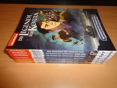 Die Legende von Korra Nr.1-7 komplett Manga 1-3 Revierkämpfe 4-6 Ruinen 7 Insel