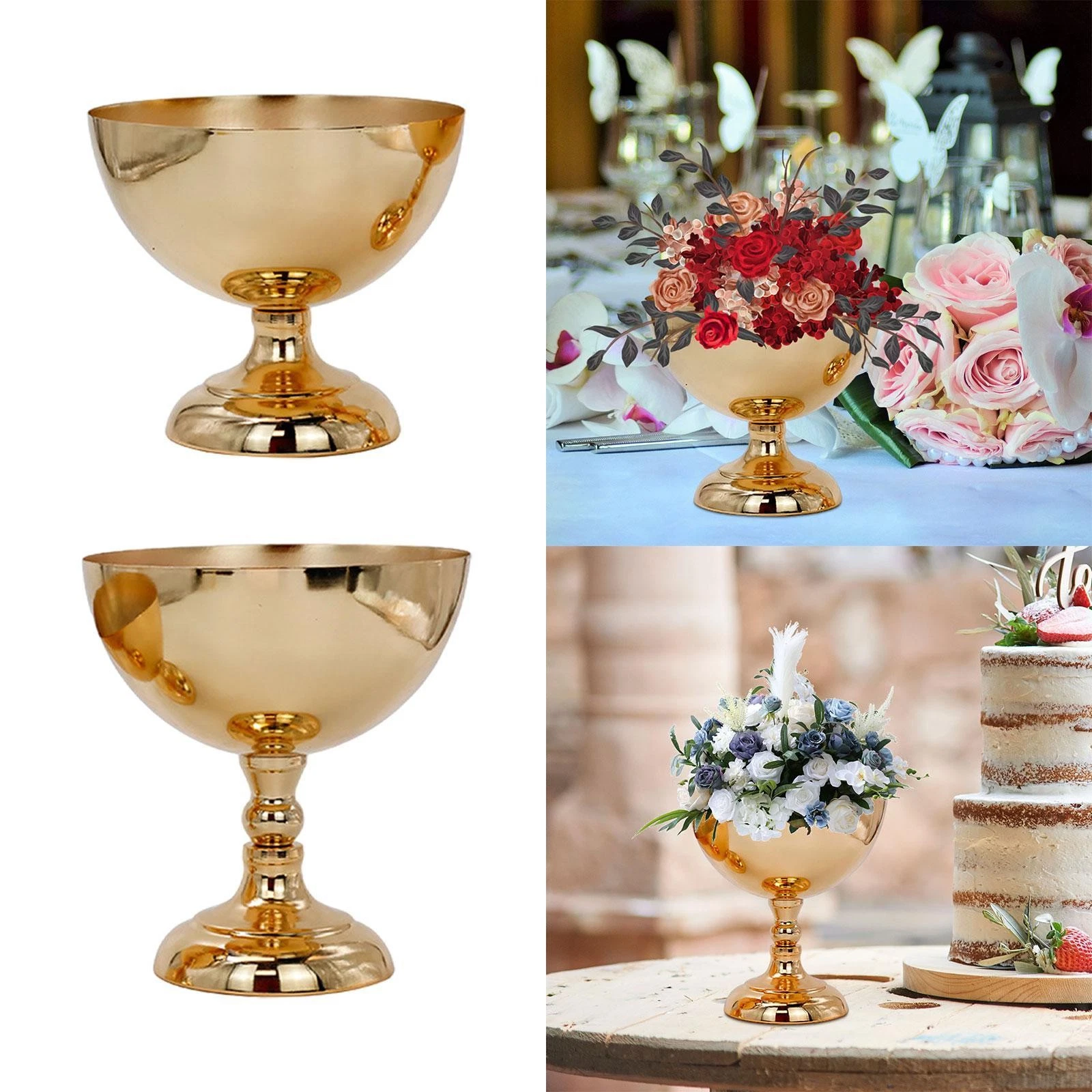 Wedding Centerpiece Flower Vase Planter Vase Elegant Plant Pot for Event Wedding