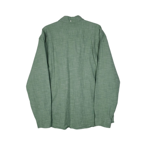 Camicia verde L.L.BEAN manica lunga casual misto cotone uomo L - Foto 2 di 4