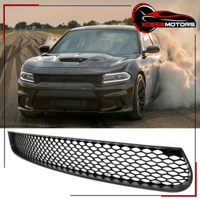 Fits 15-23 Dodge Charger Unpainted Front Bumper Lower Mesh Grille Hood Guard PP
