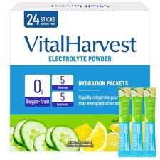 24 Sticks Electrolytes Powder Packets 7 Flavors Sugar Free Hydration Packets ...
