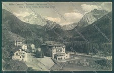 Trento Canazei Val di Fassa Vernel Punta Colaz FOLDS postcard ZC5572
