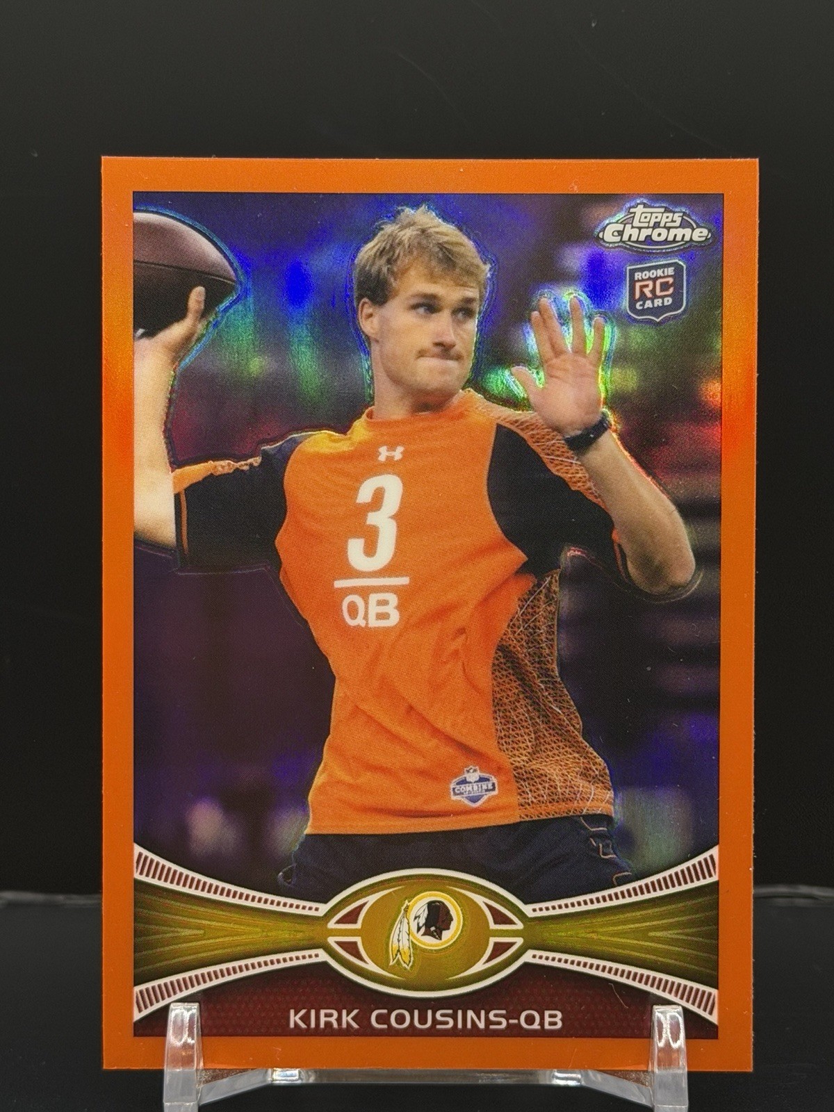 2012 Topps Chrome #146 Kirk Cousins Orange Refractors Rc Rookie