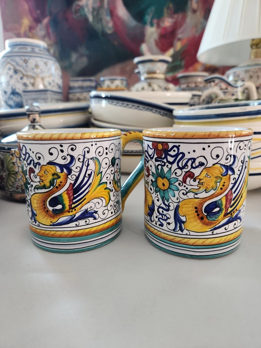 Deruta Mug In Italian Art Pottery for sale | eBay