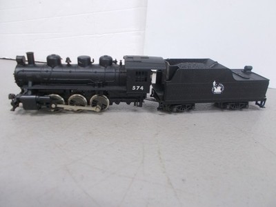 RIVAROSSI ~JERSEY CENTRAL 0-6-0 SWITCHER LOCOMOTIVE # 574 & TENDER~HO SCALE