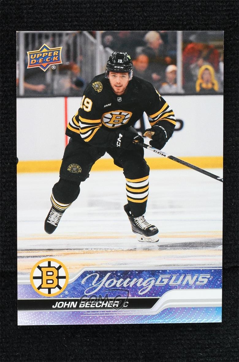 2023-24 Upper Deck Series 2 Young Guns Jumbo John Beecher #472 11ff