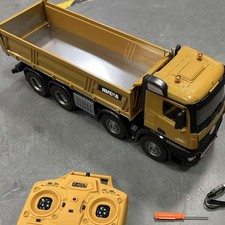 Hot Sale HUINA 1536 1/14 RC Dump Truck 12CH Tipper Light Sound Effects Yellow