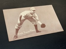 Vintage Pee Wee Reese Premium Photo Card Brooklyn Dodgers HOF Exhibit
