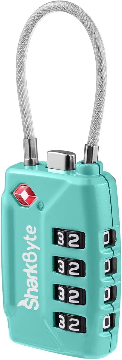 OW-Travel Lucchetto Combinazione Valigia con Indicatore di Apertura TSA per Valigie e Bagagli. Lucchetto Armadietto Palestra e Zaino. Lucchetti TSA per USA a Codice. Serratura Nera 2 Pezzi