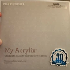 Close To My Heart - My Acrylix Stamp Set Cricut Art Philosophy Seasons D1498