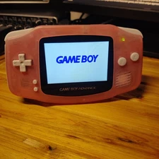 Game Boy Advance LAMINATED FunnyPlaying 3.0 IPS Clear Pink Gameboy GBA