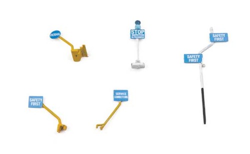 Walthers Cornerstone 933-4162 Accesorios HO Blue Flags 50-Pack Kit | Condition: Nuevo