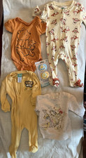 Disney Winnie the Pooh Lion King Baby Clothing Lot NB 3-6M Unisex Cotton