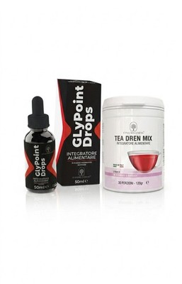 Etna Wellness Bundle: Tea Dren Mix 120g & Glypoint Tropfen 50ml Detox Abnehmen