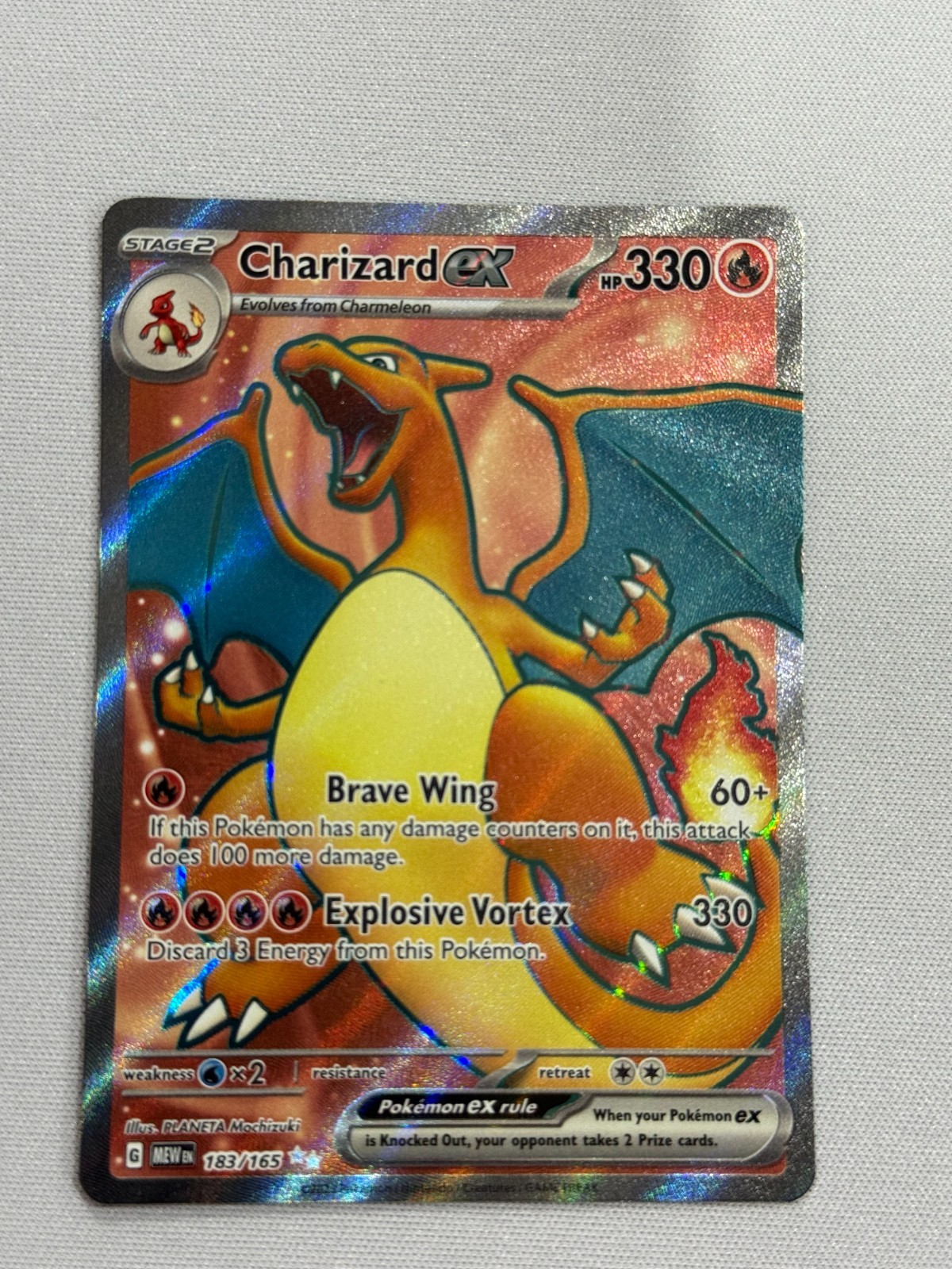 Charizard ex 183/165 Sv: Scarlet & Violet 151 Holo