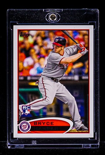 Bryce Harper [Red Helmet Batting Variation] #661 2012 Topps card