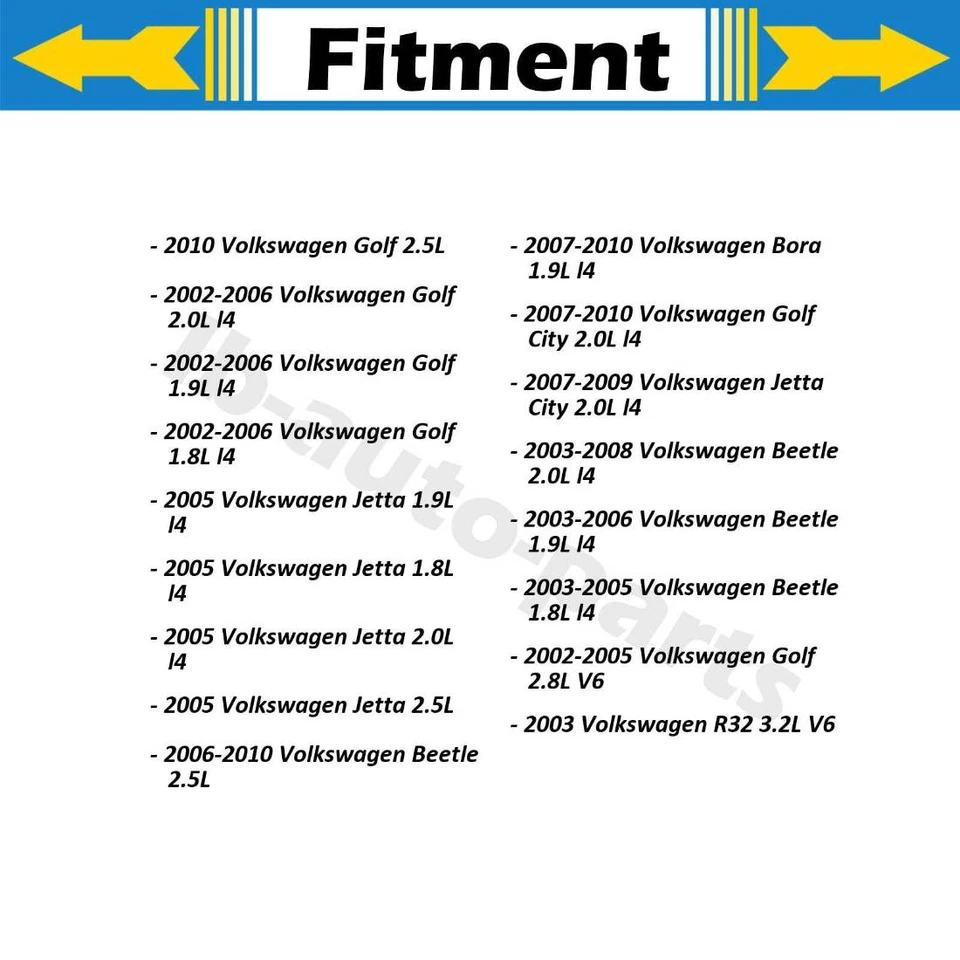 2x Cable de freno de estacionamiento trasero para Volkswagen Bora 1.9L 2007-2010 Foto 2 de 4