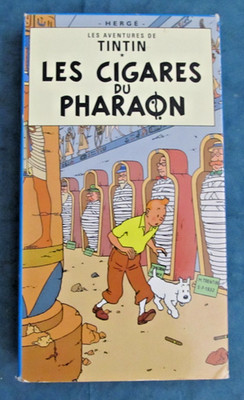 Vintage 1992 Les Adventures De Tintin, Les Cigares Du Pharaon VHS tape