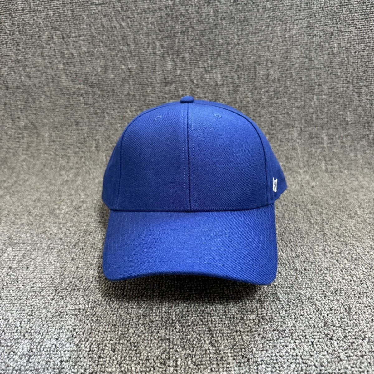 47 Brand Blank Dad Hat Strapback Royal Blue Curved Brim Cap