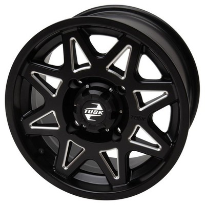 4/137 Tusk 204-089-0036c77a-b10eae Tintic Wheel 14x7 4.0 + 3.0 Milled/Black