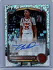 2025-26 Bowman #CPA-KD Kara Dunn Chrome Prospect Autographs Speckle Refr/299
