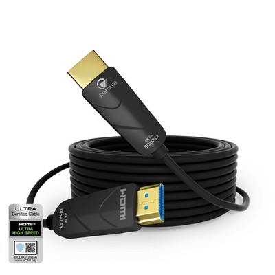 Fiber Optic HDMI Cable 50 ft, 10K 8K 4K Certified HDMI 2.1 Cable, CL3 in Wall...