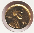 Rare Old 1957-D US Lincoln 24k Gold Plated Cent Wheat Penny Collection Coin USA