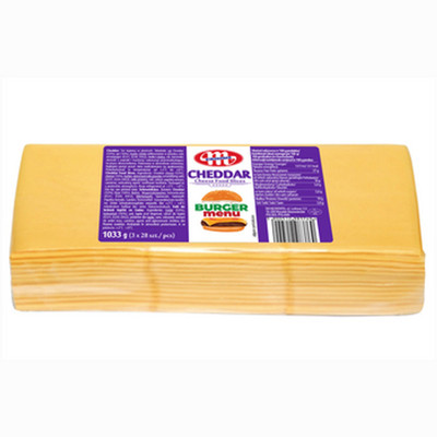 5900512983769 Mlekovita Cheddar Burger plastry 1033g SM Mlekovita