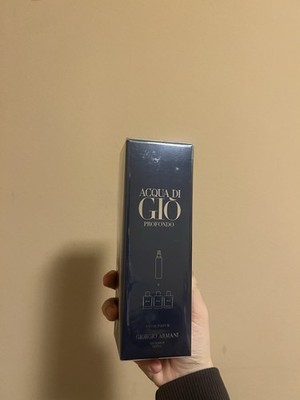 Acqua Di Gio Profondo by Giorgio Armani Eau De Parfum recharge Refill NIB