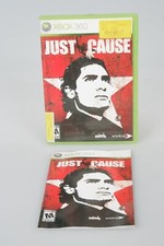 JUST CAUSE Nintendo XBOX 360 CASE MANUAL ONLY No Disk
