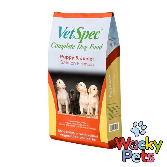 VetSpec Complete Puppy & Junior Salmon 12kg PUPPY & YOUNG DOG FOOD