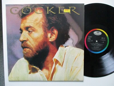LP - JOE COCKER - COCKER / CAPITOL RECORDS von 1986 '' WASHED '' #F42#