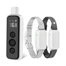 Bousnic Dog Shock Collar for 2 Dogs -  8-120lbs Waterproof Rechargeable Ele...