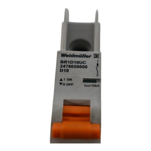 NEW Weidmuller 2478650000 BR1D10UC Thermal Magnetic Circuit Breaker, D Curve, MC - 第 2/4 張圖片