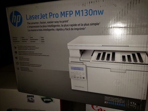 NEW HP LaserJet Pro MFP M130nw Wireless Black-and-White All-In-One Printer  | eBay