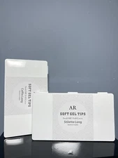 AR Soft Gel Nail Tips / Nail Extension stiletto Long / 504 pieces 11 sizes