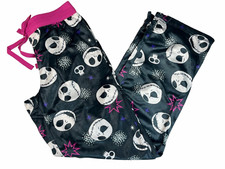 Briefly Stated Nightmare Before Christmas Womens Fleece Lounge Pajama Pants NWT