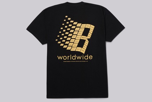 HUF x Bronze 56k T-Shirt black Tee skateboarding XL NEU! Limited - Picture 2 of 2