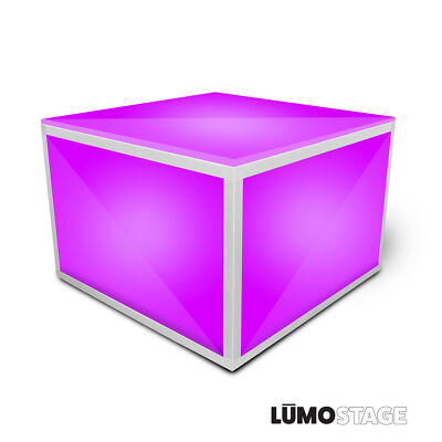 ProX XSA-2X2-16 Lumo/Acrylic Stage 2'x'2x16'' Dance Floor Platform Cube Light Box