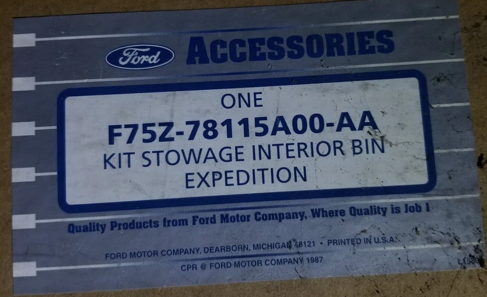 Cubo de almacenamiento organizador de carga Lincoln Navigator 1998-2002 OEM F85Z78115A00AA Foto 3 de 4